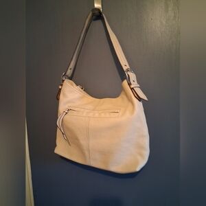Tignanello Cream Hobo Bag